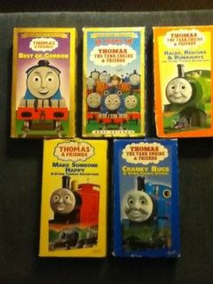 thomas and friends vhs tapes 5 movies 