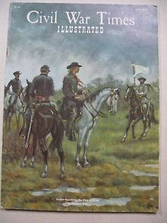 Civil War Times Illust. Mag. Apr. 1972 Custer, Bragg, Gettysburg 