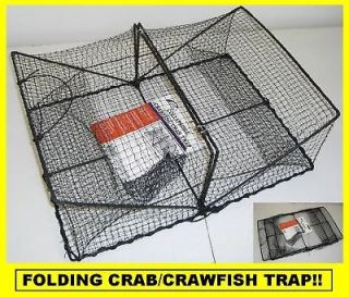 crab crawfish trap folding trap brand new # tr101 time