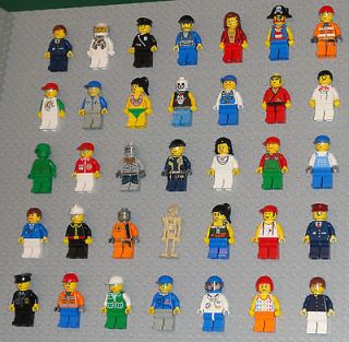 Newly listed Lego MINIFIGURES Lot 35 People Police Girls Pirate Space 