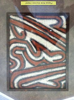 TAPA Cloth PAPUA NEW GUINEA TRIBE RARE Collector item for world 