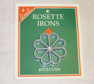 rosette irons by kitchen supply company flower shape time left
