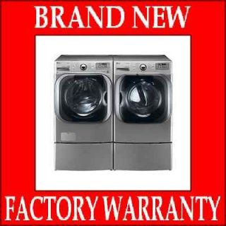 LG Titan Series Front Load Steam Washer Dryer WM8000HVA DLEX8000V w 