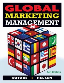Global Marketing Management by Kristiaan Helsen and Masaaki Kotabe 