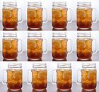 LIBBY LIBBEY 2 HANDLED WIDE MOUTH DRINKING JARS MUGS LG