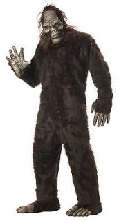 Mens Deluxe Big Foot Animal Fancy Dress Halloween Adult Costume Outfit 