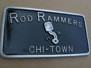   Rod Rammers ChiTown hot rat street rod drag plate 32 ford gasser