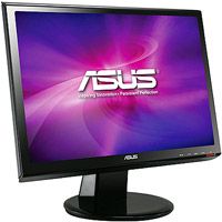 ASUS VH198T 19 LED LCD Monitor, built in Speakers