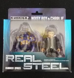   Toy Real Steel Noisy Boy & Charlie Kubrick 2 Pack Figure Set NEW