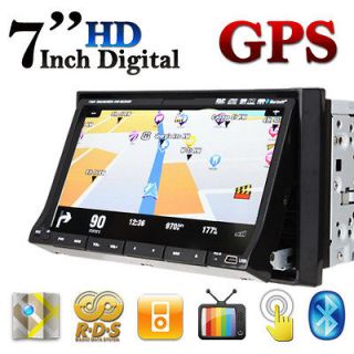 SONY LENS 7 2 Din Car STERE DVD Player GPS Navigation System+PIP IPod 