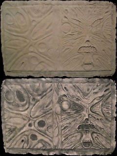 EVIL Gothic NECRONOMICON Book of the Dead Cover #1   RAW latex rubber 