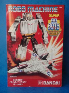 Bandai Robo Machines   LEADER 1   1980s Transformer Robot Toy Super 