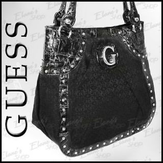 GUESS Purse LACEY Black Handbag Tote Shoulder Bag NWT Satchel 