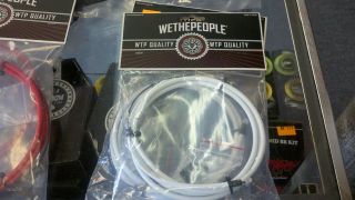 We The People Bike Company   VECTOR BMX LINEAR BRAKE CABLE   WHITE