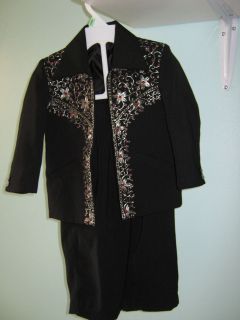 Liza Chase Handmade Mexican Mariachi 2 Piece Frida Suit/ Costume Sz Sm