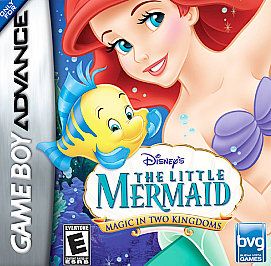 The Little Mermaid Magic in Two Kingdoms Nintendo Game Boy Advance 