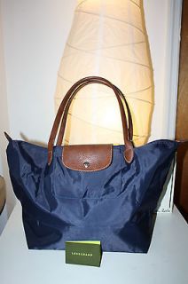 New Longchamp LE PLIAGE Tote Shoppers Hand bag color Navy $145
