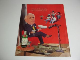Tanqueray Imported Special Dry Distilled English Gin 1996 Print Ad