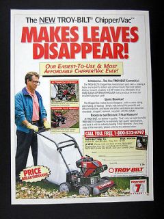 Troy Bilt Chipper Vac 1994 print Ad advertisement