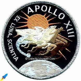 nasa apollo 13 mission crew patch lovell swigert haise  6 