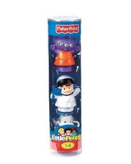 Toy Kids Fisher Price Little People Figures   Astronaut Alien Robot 