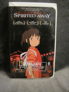 Walt Disneys Miyazakis Spirited Away, DEMO VHS TAPE, KEY ART NOT IN 