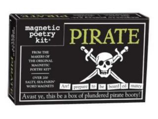 refrigerator magnets magnetic poetry kit pirates 3175 expedited 
