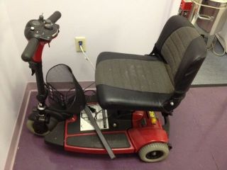 pride mobility sonic scooter wheelchair red time left $ 382