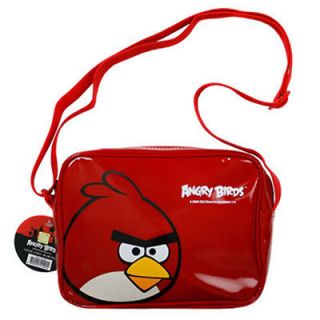 Angry birds enamel Cross/Messenger/Shoulder bag(sz S)_red bird red bag 