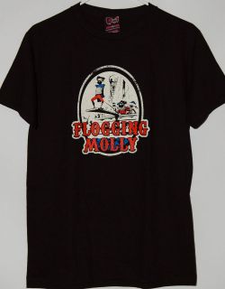 flogging molly walk the plank black tee t shirt more