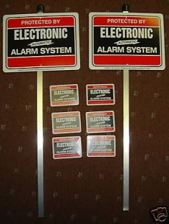 Home Security Alarm Yard Sign in Security Signs & Decals