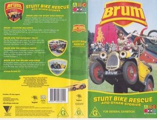 brum stunt bike rescue vhs video pal a rare find