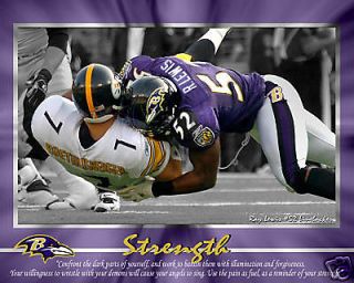 Baltimore Ravens Strength Motivational Photo Picture w/Matte