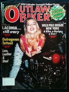   Magazine December 1993 Vol 9 #10 Motorcycle Harley Choppers Tattoo