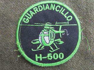 EL SALVADOR AIR FORCE PATCH   HUGHES H 500 GUARDIANCILLO HELICOPTER