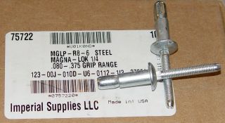 x10pcs 1 4 aluminum huck magna lok blind rivet fastener