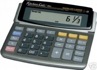 kitchen calculator counter top recipe conversion pro time left $