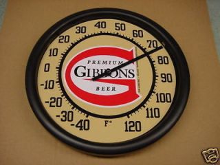 gibbons beer 10 thermometer wilkes barre penn 