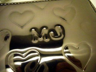 NWT MARC by marc JACOBS limited edition mirror heart ( PEWTER 