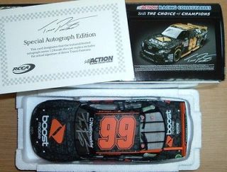   NEW; 1/24 ACTION 2012, #99, AUTOGRAPHED TRAVIS PASTRANA, BOOST MOBILE