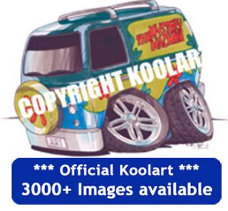 Koolart TV Film Scooby Doo Van case for Samsung Galaxy Blackberry 9900 