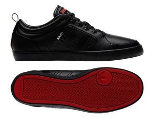 New Adidas Originals Mens ADI AR D1 Low Shoes Black Red Trainers Retro 