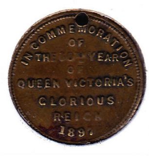 1897 th queen victoria 60th year of reign medal from