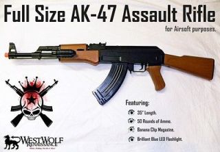   Army Kalashnikov Airsoft Assault Rifle/Gun    metal/prop/M16    NEW