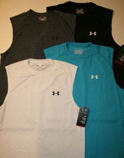   Armour Mens UA GB Tech Sleeveless Heat Gear Tee Shirt 1238470 New