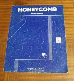 vintage sheet music honeycomb bob merrill 1954 