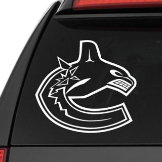 Vancouver Canucks Logo NHL Orca Vinyl Decal Sticker 4 Sizes Available