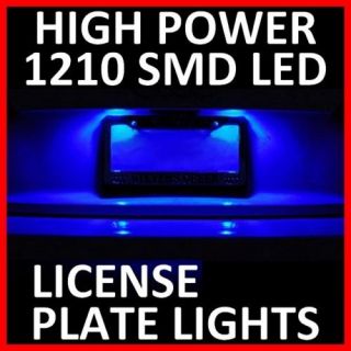 PONTIAC HIGH POWER BLUE LED LICENSE PLATE LIGHTS (Fits: 2009 Pontiac 