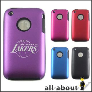   3GS Metal Case with Los Angeles Lakers NBA Logo Alumor Aluminum Cover