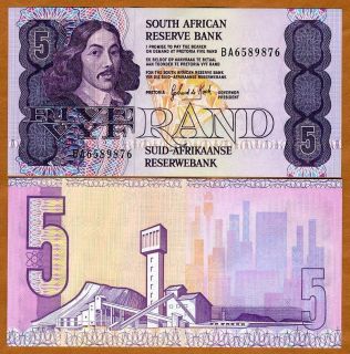 south africa 5 rand nd 1989 1990 p 119 119d
